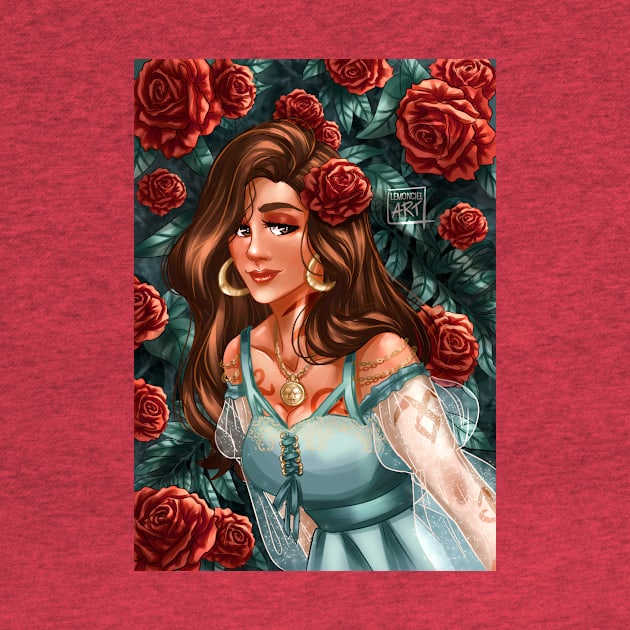 Lady of roses by lemoncielart